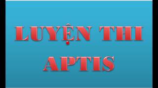 Aptis listening test sample 1  Thi thử aptis phần nghe [upl. by Ahsotan]