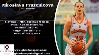 Miroslava Prazenicova Highlights 20212022 Season [upl. by Munafo]