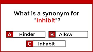 Synonyms Quiz  95 Cant Score 3030  English Practice Quiz 2 [upl. by Ecilegna]