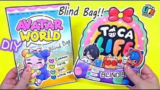 Paper Diy✨Blind Bag Unboxing outfits avatarworld tocaboca [upl. by Ekim379]