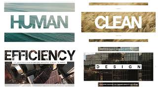 Clean Typography  Adobe Premiere Pro Template [upl. by Weil]