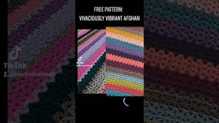 Vivaciously Vibrant Afghan  Handmade CraftCraftsCraftyTrendTrendyTiktokStyleCuteFunLove 😊 [upl. by Phina]