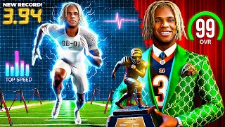 THE NEW 40 YARD DASH RECORD HOLDER THE FASTEST ROOKIE EVER Bengals S3 [upl. by Magulac]