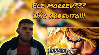 REAGINDO a SÍMBOLO DA PAZ  All Might Boku no Hero  Basara [upl. by Nnairda761]