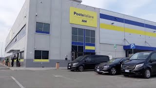 Logistica di Poste Italiane hub di Bologna tecnologico e sostenibile [upl. by Leitnahs]