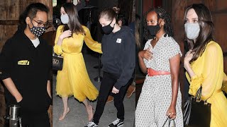 Angelina Jolie celebrated her birthday with her six children at TAO restaurant in LA [upl. by Leahcimal]