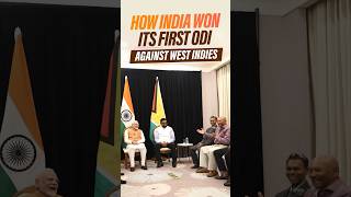 When PM Modi was told about Indias first ODI win in West Indies shorts [upl. by Anelhtac]