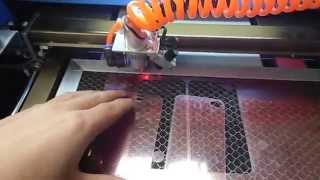 mini laser cutting machine for mobile phone screen protector film cutting [upl. by Ennaesor]