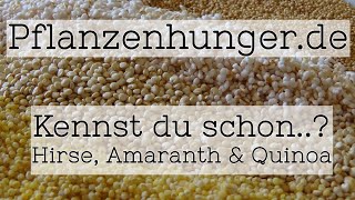 Kennst du schon Hirse Amaranth amp Quinoa [upl. by Eisnyl]