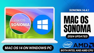 How to install macOS Sonoma on Windows PC 2024 [upl. by Airahs]