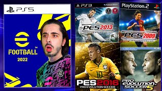 PES OYUNLARININ KAPAK YILDIZLARI İLE REBUILD PES 4  PES 2022  FIFA 22 KARİYER MODU [upl. by Niu]