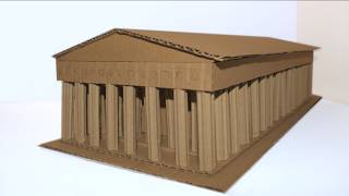 How to make SIMPLE Cardboard Architecture [upl. by Cynthea]