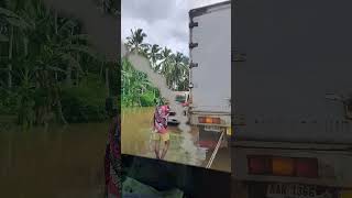 Hinila yong sina sakyan namin ng malaking truck para maka tawid sa bahaDivines channel [upl. by Butch559]