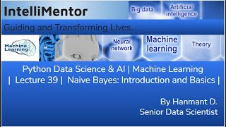 Python Data Science amp AI  Machine Learning  Lecture 39  Naive Bayes Introduction and Basics [upl. by Gwenny]