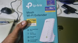 TP link RE200 AC750 WiFi range extender unboxing from Amazon [upl. by Fredelia]