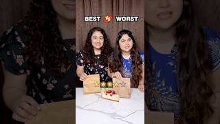 1 ⭐️ vs 5 ⭐️ Cheesecake Review BEST vs WORST Rated Cheesecake foodchallenge thakursisters [upl. by Annaliese]