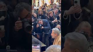 Jeff Goldblum plays piano in London train station  ABC News [upl. by Gauntlett]