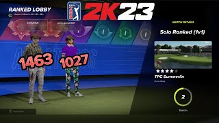 PGA 2k23 Ranked [upl. by Mauchi418]