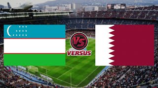 UZBEKISTAN vs QATAR  WORLD CUP QUALIFIERS 2026 [upl. by Aniretak214]