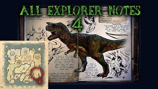 How To Find All Explorer Notes On The Island  Ark Survival Evolved  Part 4 [upl. by Karly870]