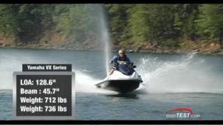 Yamaha VX Series 2011 PWC Performance Test  By BoatTestcom [upl. by Shelley]