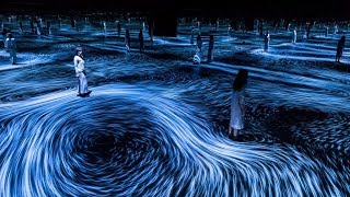 TeamLab creates interactive whirlpools inside National Gallery of Victoria [upl. by Bettina]