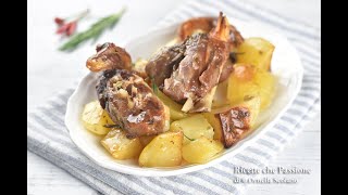 Agnello con patate al forno  Ricette che Passione [upl. by Ciri369]