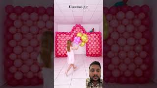 Happy birthday balloons decoration decoration balloon party birthday funny shorts [upl. by Naaitsirhc]