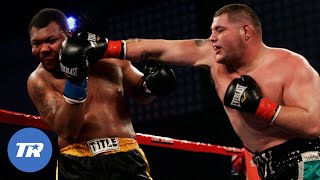 Young Andy Ruiz Shows of Heavyweight Power with Knockout of Kelsey Arnold  FREE FIGHT [upl. by Dunkin]