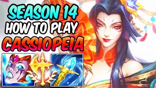 HOW TO PLAY CASSIOPEIA MID  Best Build amp Runes  Diamond Player Guide  TIPS  League of Legends [upl. by Tnomad]