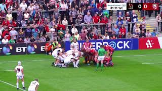 Ulster v Gloucester Full match [upl. by Nomzed463]