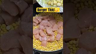 How to make burger tikki food street style 😋 tikki shamitikki burgertikki food shortsvideo [upl. by Abner]