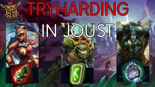 AN HOUR OF TRYHARD RANKED JOUST GAMES  Ranked Joust  Smite Gameplay [upl. by Divadleahcim]