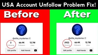 Fix TikTok Unfollow Automatically Following Problem  EASY Steps [upl. by Lorens]