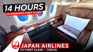 The Original Suite · JAPAN AIRLINES FIRST CLASS 🇺🇸 New York ✈ Tokyo 🇯🇵 Old Seat Worth It [upl. by Vijnas]