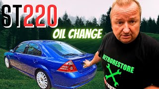 Ford Mondeo ST220 Oil Change [upl. by Ttirb]