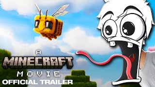 Stegi reagiert auf BRANDNEUEN Minecraft Film Trailer 😍😱 [upl. by Genet]