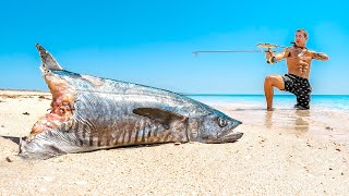 Underwater Bow Fishing For Food On Remote Islands [upl. by Marguerite]