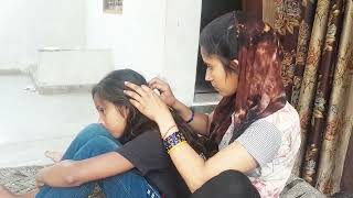 nitpicking in long hair new  nitpicking  nitpicking India [upl. by Constantine]