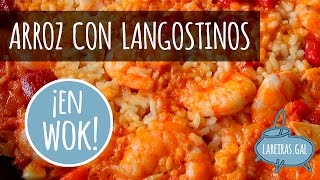 ARROZ CON LANGOSTINOS  Lareirasgal [upl. by Dimo647]