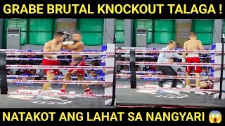 GRABE TO BRUTAL KNOCKOUT 😱  RONERICK BALLESTEROS VS JOMMEL CUDIAMAT FIGHT [upl. by Rance]