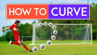 How to Shoot with CURVE in Soccer [upl. by Jenelle117]