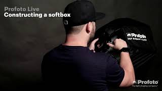 Profoto Live  Constructing a softbox [upl. by Ettennod]