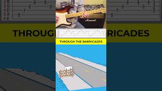 THROUGH THE BARRICADES INTRO  TAB ZoGuitar [upl. by Darnok612]