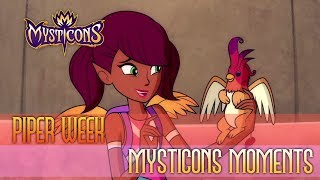 MYSTICONS MOMENTS  Piper Week ✨✨✨  MYSTICONS  Saturdays  800AM on Nicktoons [upl. by Etyam648]