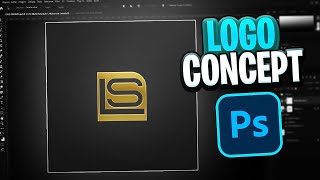 COMO FAZER LOGO  PERFIL CONCEPT ÉPICO  PHOTOSHOP [upl. by Ylrehs]