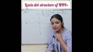 NH4 lewis dot structure class 11 l chemicalbonding [upl. by Frederich]