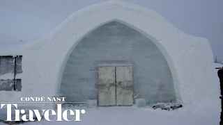 Inside Swedens Frozen Icehotel  Condé Nast Traveler [upl. by Nnairek33]