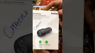 Belkin Fast Car Charger Review MustHave Accessory [upl. by Carolina]