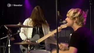 Blood Red Shoes  Full live in Berlin  Flughaven Tempelhof Festival 100910 [upl. by Valenka471]